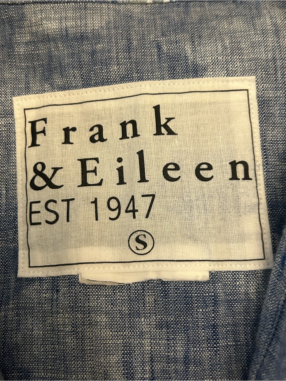 FRANK & EILEEN ‘Rosie’ 100% Linen Short Sleeve Shirt Floral & Bird Print - Picture 11 of 16